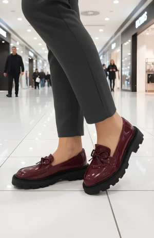 Mocassin Bordeaux Zayna - Tunisie